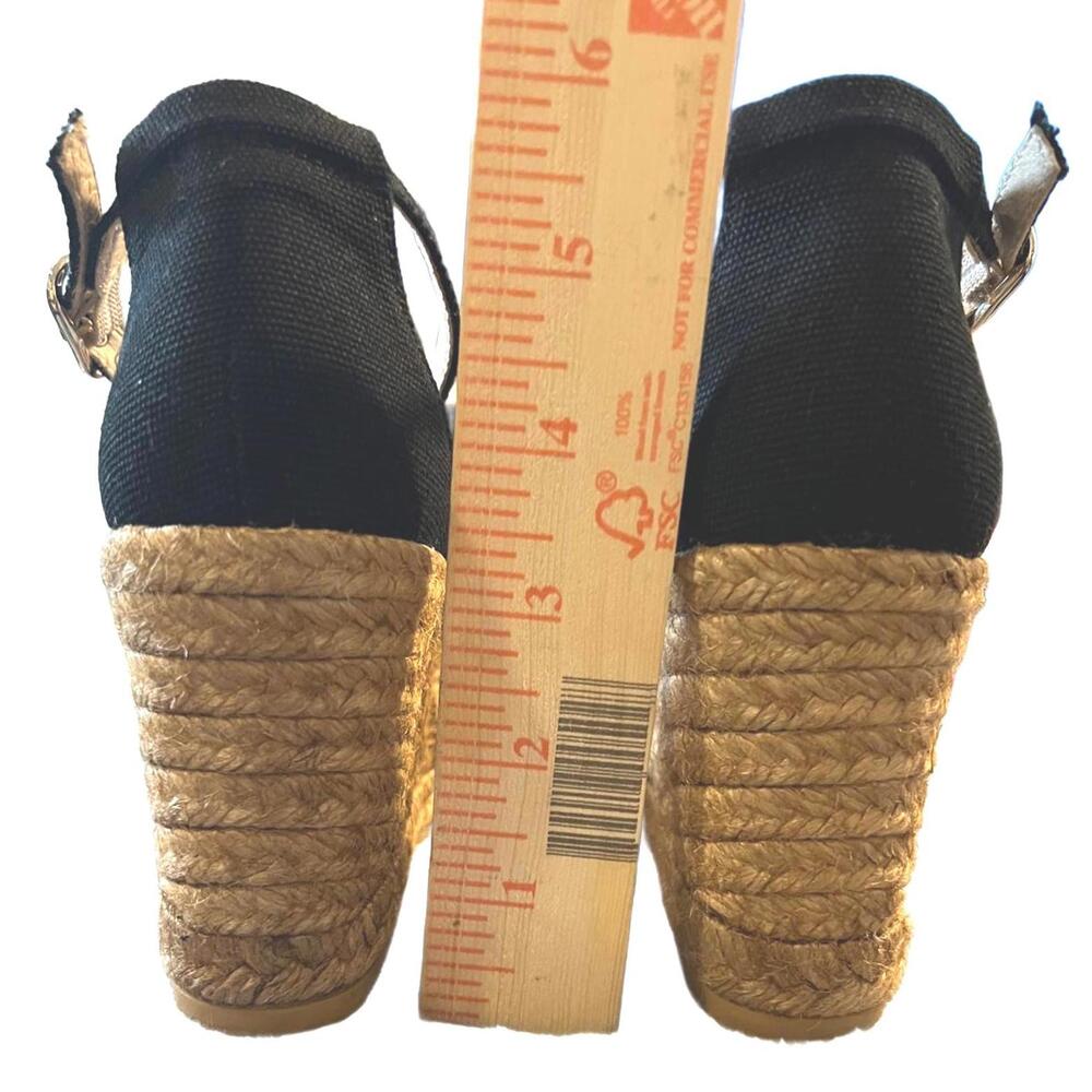 Handcrafted Viscata Barcelona Canvas Wedges|Mediterranean Chic Aesthetic | US 5 - Picture 6 of 7